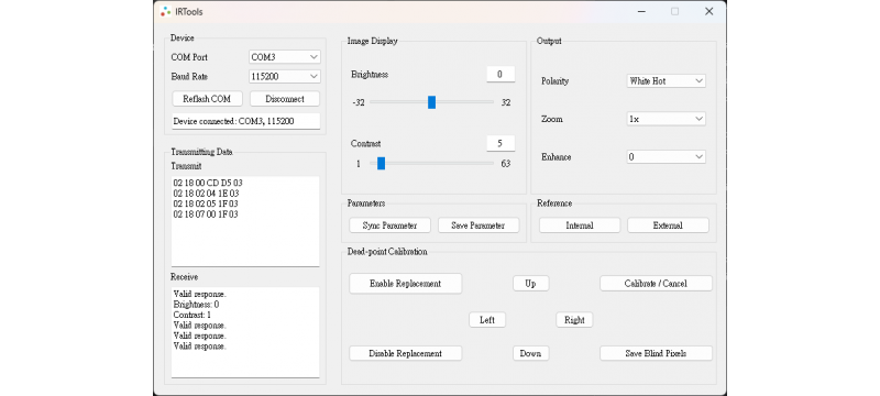 High Resolution USB Thermal Camera Module – TCM300K50U1